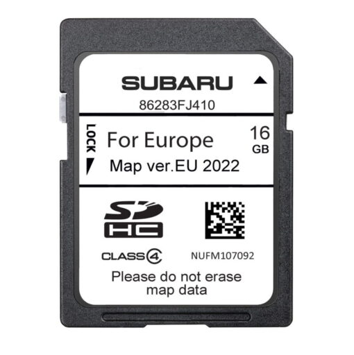 Subaru 86283-FJ410 Starlink Gen1 Navigation Sat Nav SD card Europe 2022