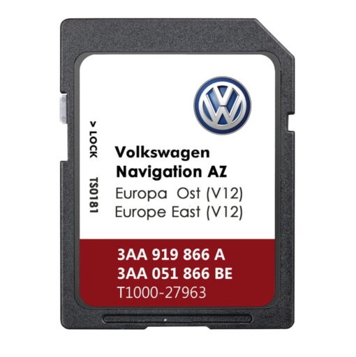 Volkswagen 3AA919866A Sat Nav SD card RNS 315 East Europe 2020