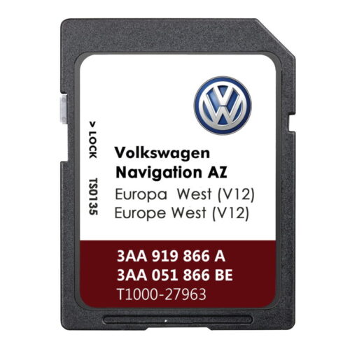 Volkswagen 3AA919866 Sat Nav SD card RNS 315 West Europe 2020