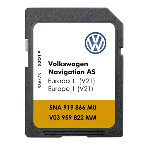 Volkswagen V03959822MM V21 Media AS MIB2 Sat Nav SD card Europe 2025 / 26