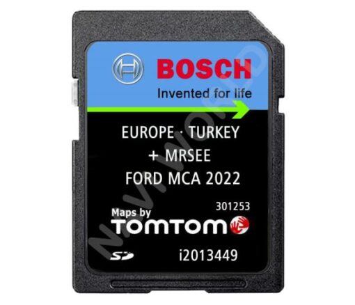 FORD MCA Sat Nav SD Card Western Europe 2022