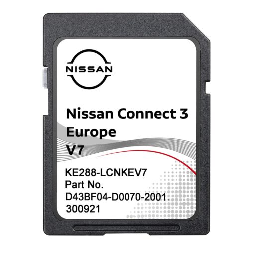 Nissan KE288-LCNKEV7 Europe Sat Nav SD card 2023 Connect 3 v7